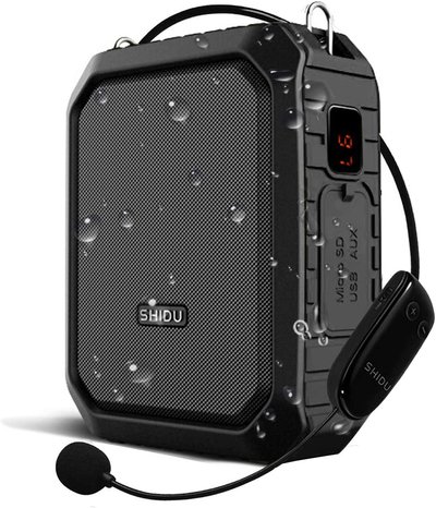 Voice Amplifier Wireless Speaker with Microphone Headset Black $82.84 (was $199) @ Amazon AU