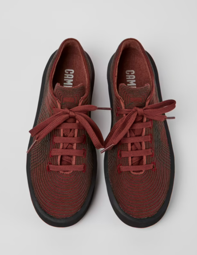 Courb TENCEL Burgundy Sneakers for Women $130 (was $260) @ Camper AU