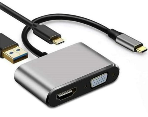 4 In 1 USB C Type-C To HDMI 4K VGA USB3.0 PD Video Adapter $32.69 (RRP $59.45) @ Catch AU