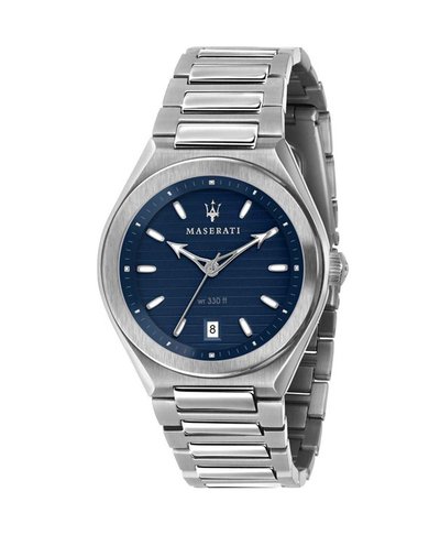 Maserati Triconic Blue Dial Stainless Steel Men's Watch R8853139002