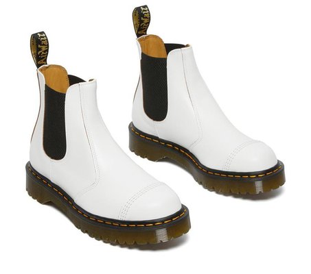 2976 Toe Cap Bex Chelsea Boot White $279.99 (RRP $449.99) @ Dr Martens