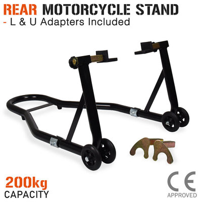 Motorcycle Stand REAR Motorbike Lift Heavy Duty Paddock Carrier Fork Bike Hoist $59 (was $199) @ eBay AU