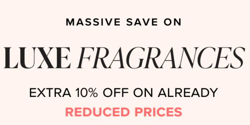 Price Drop + Extra 10% Off All Fragrances @ Fresh Beauty CO