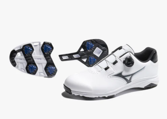 Nexlite GS Boa Men's Golf Shoe White Silver $116.10 (RRP $219) @ Mizuno