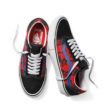 Krooked By Natas X Skate Old Skool Sneaker Red $99.99 (RRP $159.99) @ Vans AU