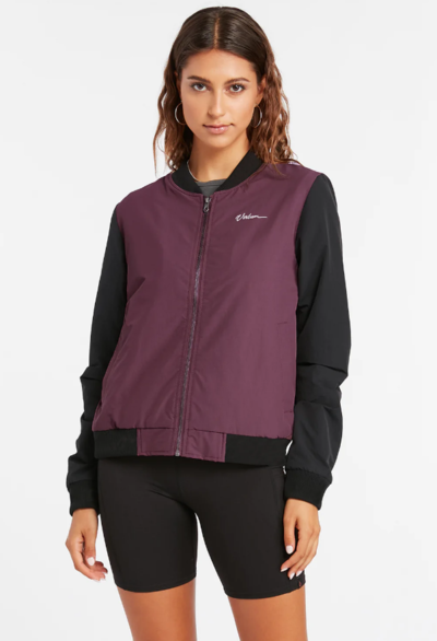 Coco Ho Track Jacket Eggplant $53.90 (RRP $110) @ Volcom