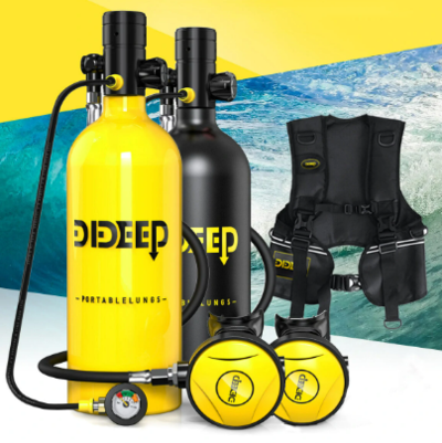 DIDEEP X5000 Pro 2L Scuba Diving Tank Air Oxygen Cylinder Underwater Equipment $514.99 (RRP $882.84) @ Banggood AU