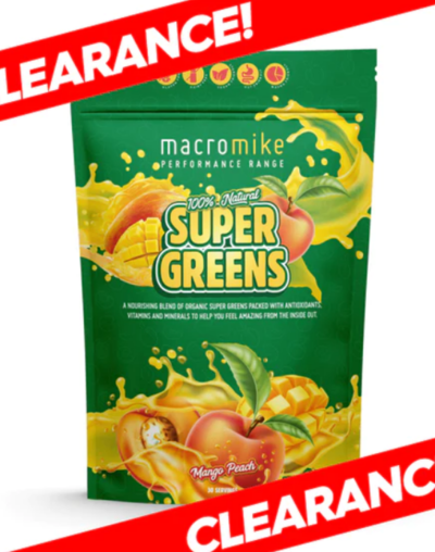 Super Greens by Macro Mike 300g Mango Peach $45 (RRP $74.95) @ Supplement Mart