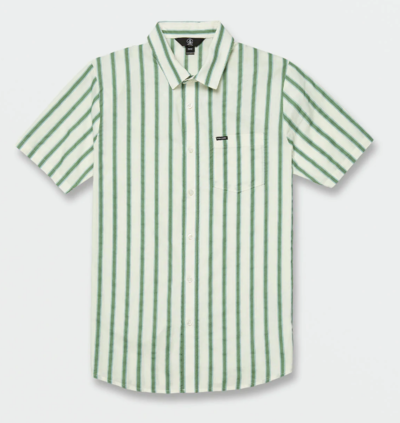 Warbler Short Sleeve Shirt White Flash $42 (RRP $60) @ Volcom