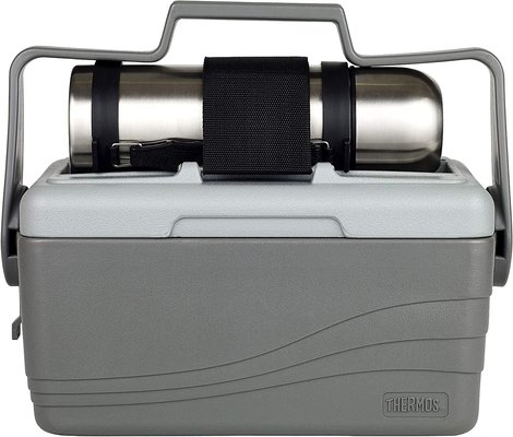 Thermos 6.6L Insulated Cooler and 1L Stainless Steel Flask Gray $61.95 (RRP $99.99) @ Amazon AU