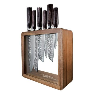 Baccarat Damashiro Emperor Mokuzai 7 Piece Knife Block $279.99 (RRP $1149.99) @ eBay AU