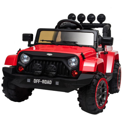 ROVO KIDS Jeep Inspired 4WD Electric Kids Ride On Car Battery Powered 12V Red $299 (RRP $479) @ My Topia