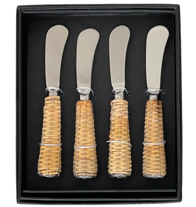 Malibu Rattan Spreaders Set of 4 $19 (RRP $39) @ One World Collection