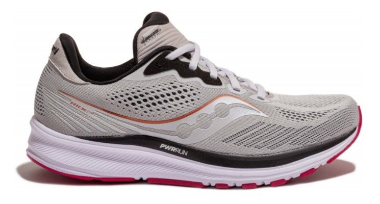 Women's Rode 14 (Wide) Running Shoe Grey $119.99 (RRP $199.99) @ Saucony