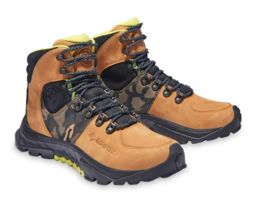 Men's Greenstride Solar Ridge Goretex Hiker Wheat Nubuck With Camo $209.99 (RRP $329.99) @ Timberland AU