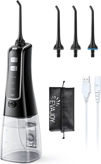 Evajoy Professional Dental Oral Irrigator with 4 Tips 3 Modes $29.99 (was $49.99) @ Amazon AU