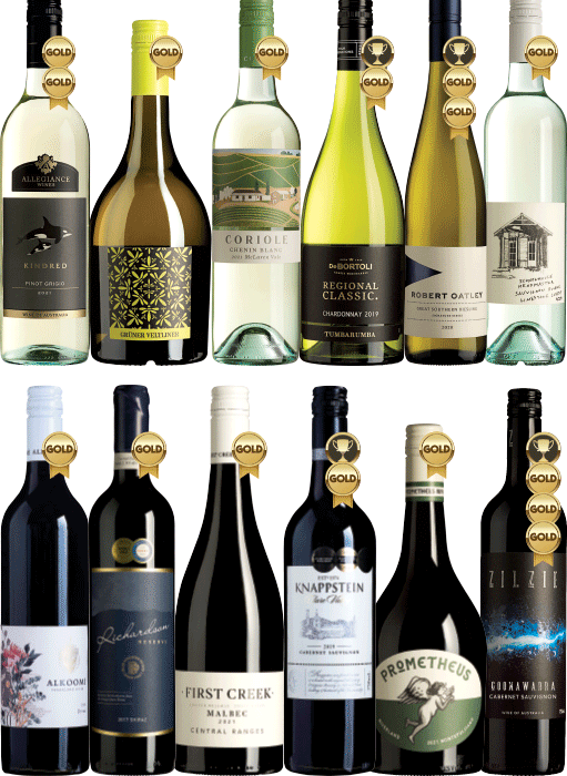 Award-Winners in Abundance Mixed Dozen $228 (RRP $453) @ Wine Selectors