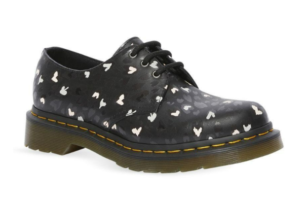 1461 Wild Heart Printed Oxford Black Multi $149.99 (RRP $229.99) @ Dr Martens