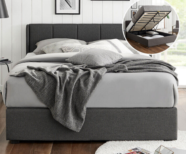 Up to $80 off Gas Lift Upholstered Bed Frames - All styles $299 @ My Deal