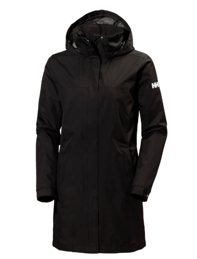 W Aden Long Jacket B;ack $175 (RRP $250) @ Helly Hansen