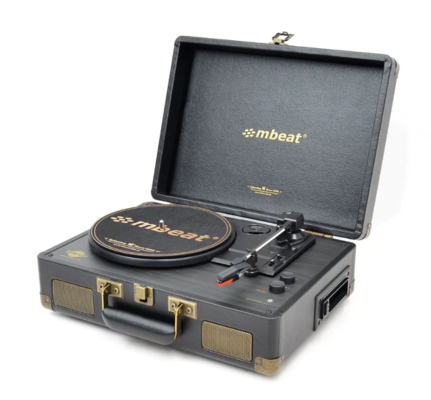 mbeat Uptown Retro Turntable and Cassette Player with Bluetooth Speakers $192 (RRP $358) @ Kings Warehouse