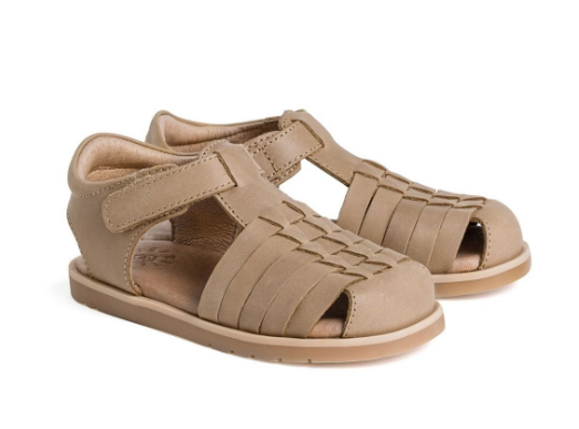 Pretty Brave Frankie Sandal Taupe $52.45 (RRP $84.95) @ Lime Tree Kids