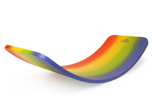 Kinderfeets Kinderboard Balance Board Rainbow $149.95 (RRP $185) @ Lime Tree Kids