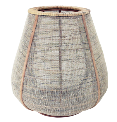 Losif Bamboo & Linen Lantern Large Natural $76 (RRP $139) @ Living Styles