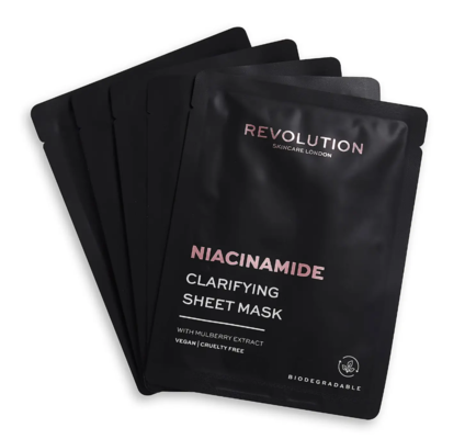 Revolution Skincare Biodegradable Clarifying Niacinamide Sheet Mask $8 (RRP $16) @ Revolution Beauty