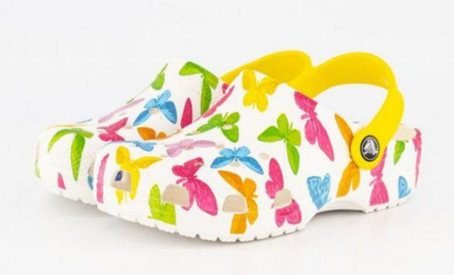 Crocs Classic Vacay Vibes Clog Butterfly/White $30 (RRP $49.99) @ The Trybe