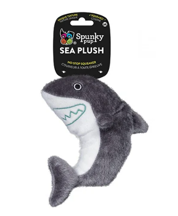 Buy Spunky Pup Sea Plush Shark Dog Toy Online at Best Price @ Vet Supply