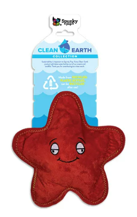 Buy Spunky Pup Clean Earth Recyclable StarFish Toy For Dogs online at best price @ Vet Supply