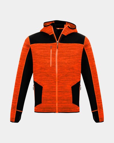 Syzmik ZT360 Unisex Streetworx Reinforced Knit Hooded Jacket Orange $45.50 (RRP $65) @ Workscene