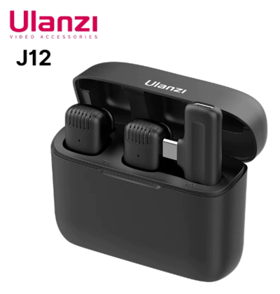 Ulanzi J12 Wireless Lavalier Microphone System Audio Video Voice Recording Mic $47.20 (RRP $85.81) @ Ali Express