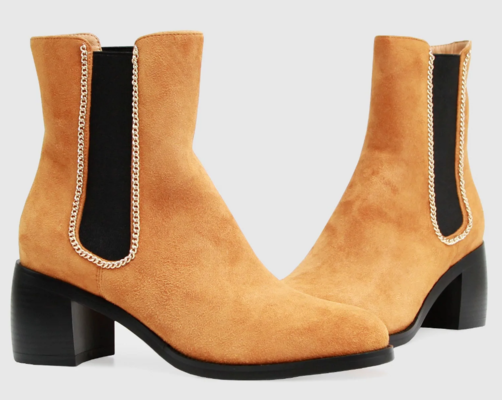 Remember Tonight Suede Chelsea Boot Camel $129.95 (RRP $199.95) @ Belle And Bloom