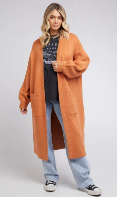 Amara Cardigan Rust $50 (RRP $99.95) @ Edge Clothing