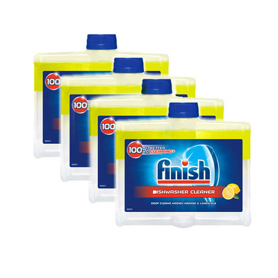 4pc Finish Hygienic 250ml Liquid Dishwasher Cleaner Grease/Limescale Lemon $22 (RRP $36) @ eBay AU