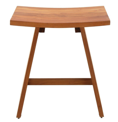 Archie Solid Teak Timber Shower Stool $215 (RRP $375) @ Living Styles