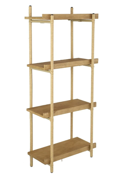 Mina 3-Tier Minimalist Wall Hanging Display Shelf Natural $169 (RRP $239) @ Momentous Living