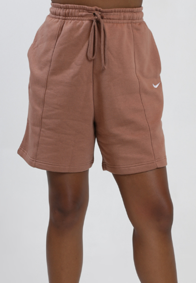 Nike Sportswear Essential Fleece Shorts Mineral Clay/White $29.99 (RRP $60) @ Style Runner