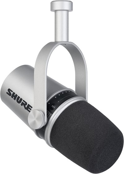 Shure MV7 USB Podcast Microphone Silver $287 (RRP $499) @ Amazon AU