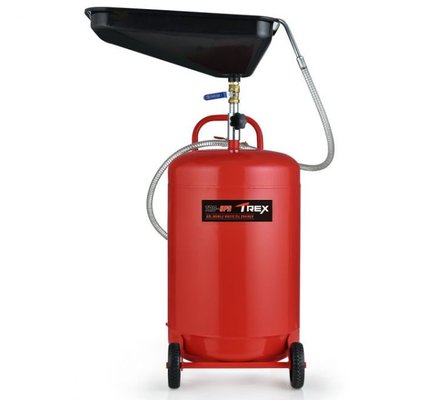 TREX 80L Mobile Waste Oil Drainer Tank Telescopic with Air Compressor Fitting $209 (RRP $399) @ Edisons