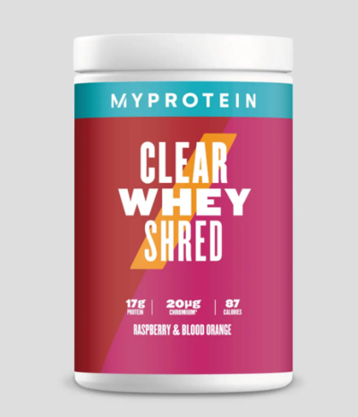 Clear Whey Shred 500g Raspberry & Blood Orange $41.99 (RRP $69.99) @ My Protein