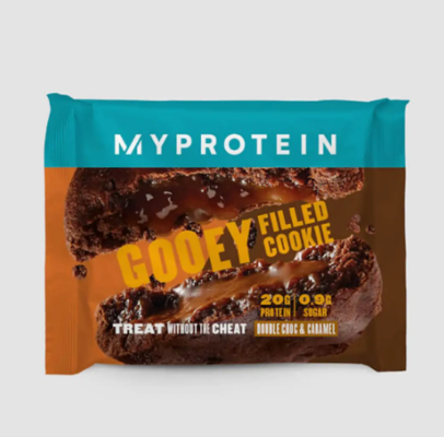 Filled Protein Cookie 12x75g Double Chocolate and Caramel $34.79 (RRP $62.99) @ My Protein