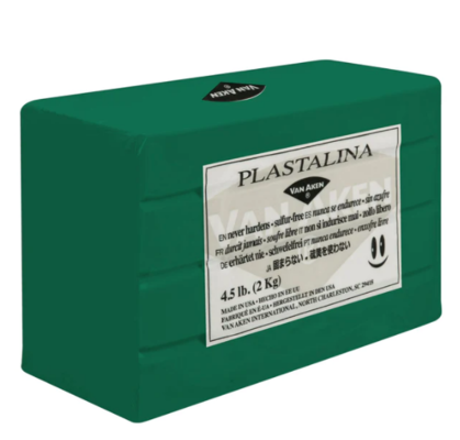 Plastalina Non-Hardening Modelling Clay 2kg Green $19.99 (RRP $39.99) @ Riot Stores