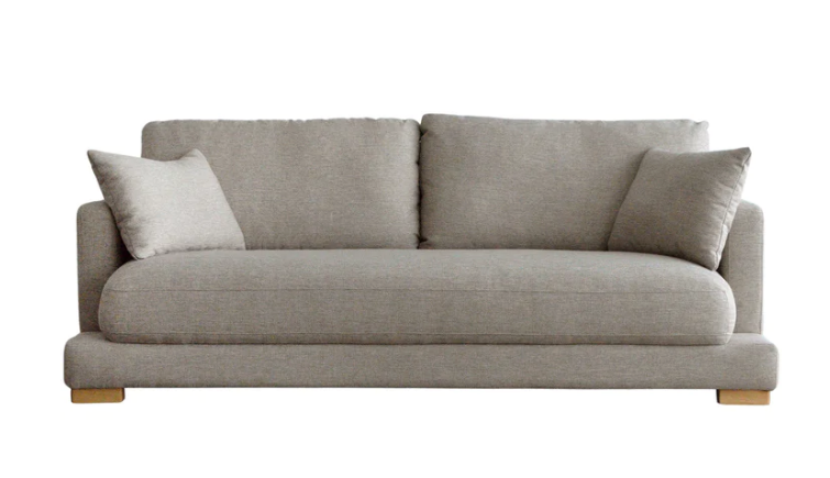 Coogee 3 Seat Sofa Sand $995 (RRP $2195) @ One World Collection