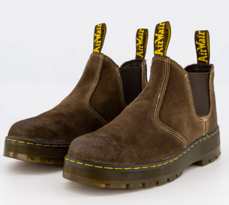 Dr Marten Hardie Boot Dark Brown Waxy Suede Wp $199.99 (RRP $299.99) @ 4Workers