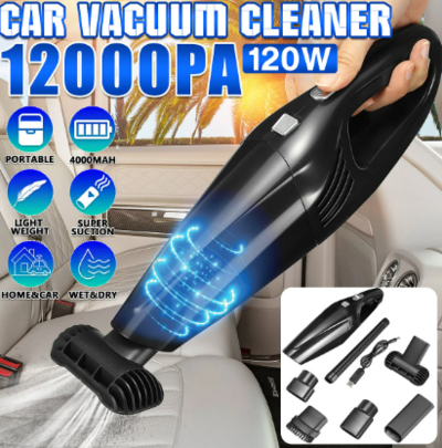 120W Wireless/Wired Handheld Portable Handy Car Home Vacuum Cleaner $43.27 (RRP $71.63) @ Banggood AU