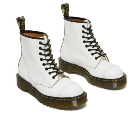 1460 Toe Cap Bex White $299.99 (RRP $449.99) @ Dr Martens