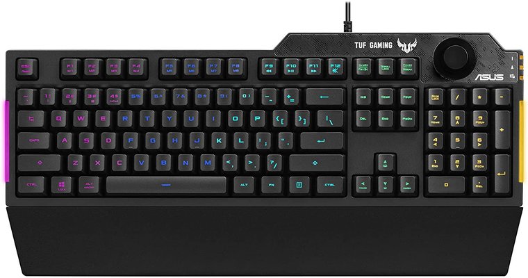 ASUS TUF Gaming K1 Wired Gaming Keyboard Aura Sync RGB Lighting $58.69 (RRP $99) @ Amazon AU